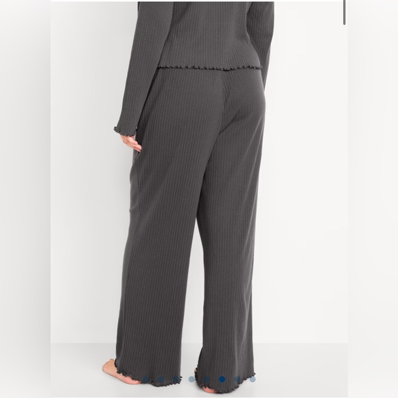 🆕 Old Navy Women’s High-Waisted Ribbed Pajama Pants - Picture 6 of 14